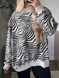 Zebra mockneck